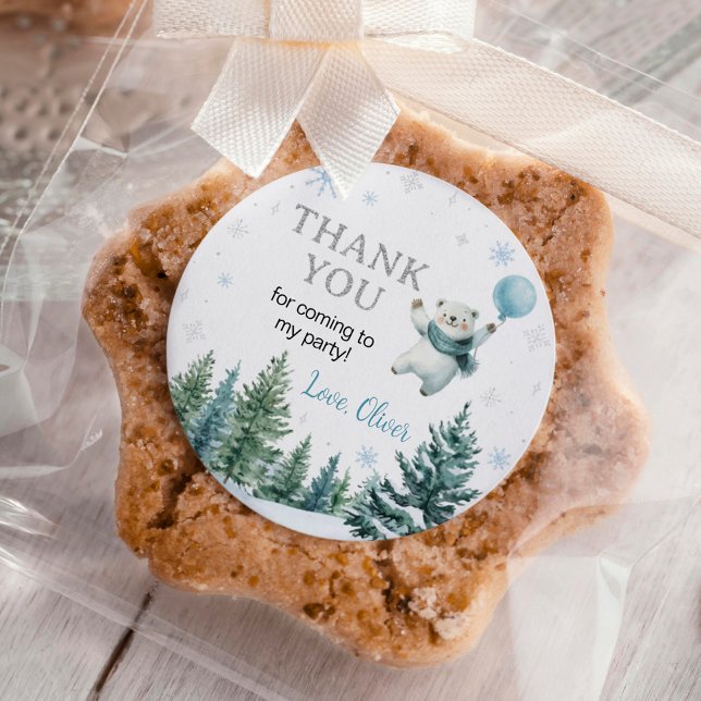 Adesivo Redondo Vinhetas-redondas clássicas de aniversário de inve (Criador carregado)