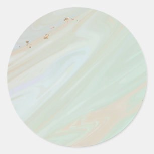 Adesivo Redondo Vinhetas-redondas clássicas de textura do Pastel M