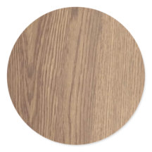 Vinhetas redondas de madeira