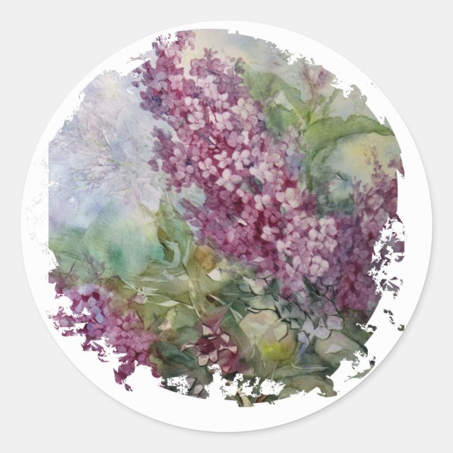 Adesivo Redondo Vinhetas redondas desarrumadas (Frente)