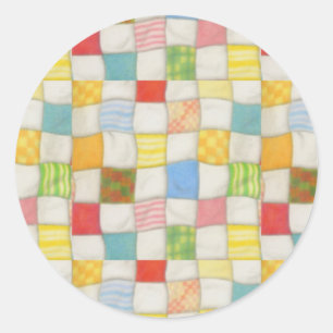 Adesivo Redondo Vinhetas redondas grossas e grosseiras