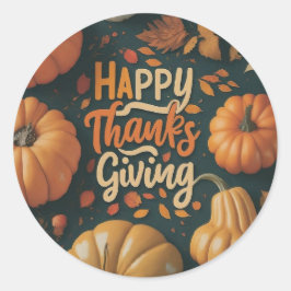 Adesivo Redondo Vinhetas Seasonais Festivas E Decorativas