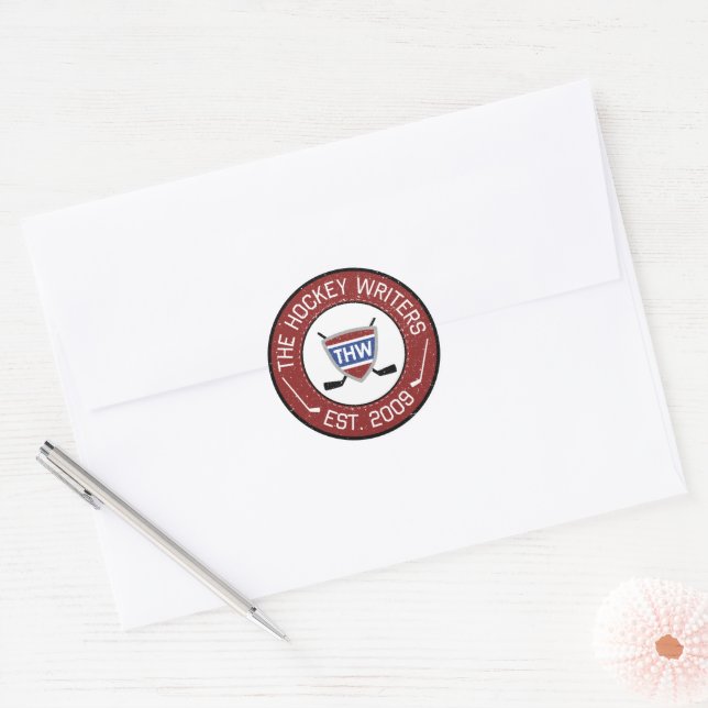 Adesivo Redondo Vinhetas THW (Envelope)
