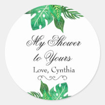 Vinhetas Tropicais de Favor da Selva