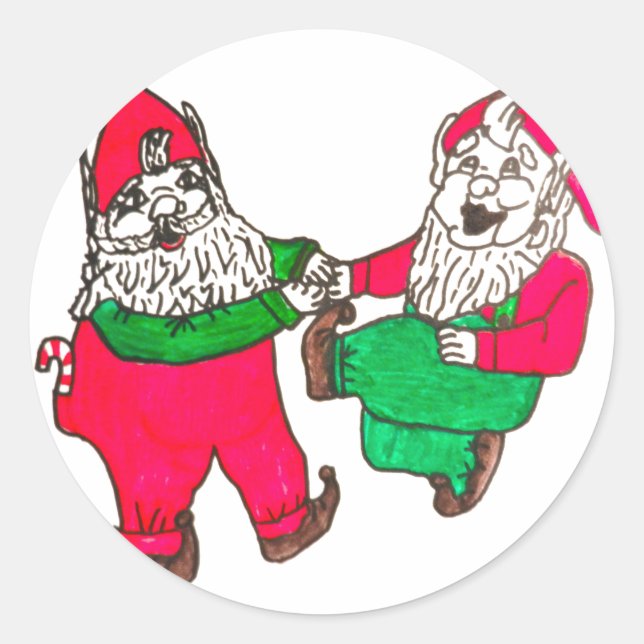 Adesivo Redondo Vinhetas-VLE-DANCING (Frente)