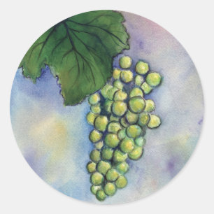 Adesivo Redondo Vinho de Chardonnay