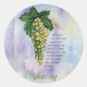 Adesivo Redondo Vinho em Riesling Vinho Vinheira Vinheira Vinheira