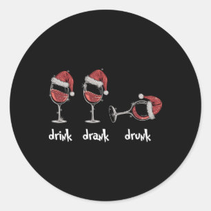Adesivo Redondo Vinho Santa Vermelho Amante Gl Beber Bebeu Bêbado 