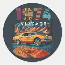 Vintage, 1974, carro legal
