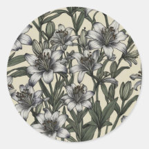 Vintage African Lily Flowers