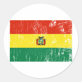 Adesivo Redondo Vintage Bolívia