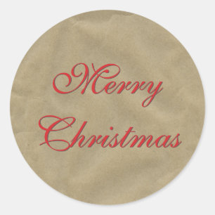 Adesivo Redondo Vintage Brown Bag Vintage.