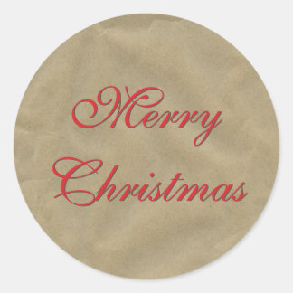 Adesivo Redondo Vintage Brown Bag Vintage.