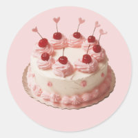 Vintage Christams Cherry Cake