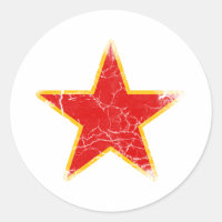 Vintage da Estrela Vermelha Comunista