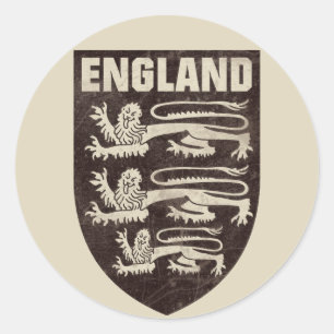 Adesivo Redondo Vintage Inglaterra