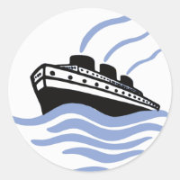 Vintage Ocean Liner Art