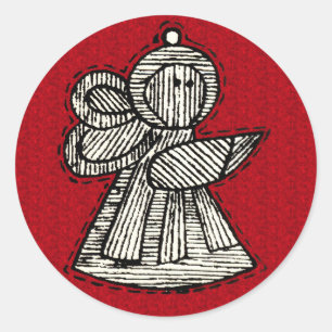 Adesivo Redondo Vintage Ornaments