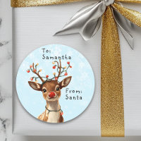 Vintage Red Nosed Reindeer Child Gift Natal
