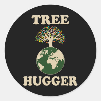 Adesivo Redondo Vintage Retro Nature Ear