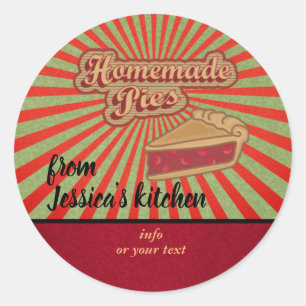 Adesivo Redondo Vintage retro tipografia homicida