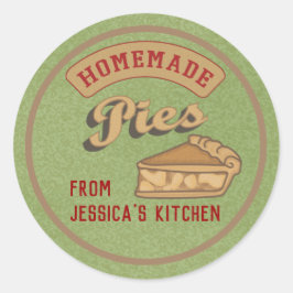 Adesivo Redondo Vintage retro tipografia homicida