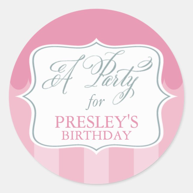 Adesivo Redondo Vintage Seal (Frente)