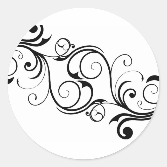Adesivo Redondo Vintage Sticker (Frente)