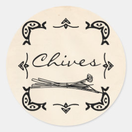 Adesivo Redondo Vintage Style Sticker