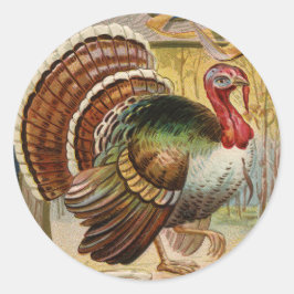 Adesivo Redondo Vintage Turquia Round Sticker