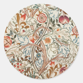 Adesivo Redondo Vintage William Morris Acanthus Portière