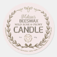 Vintage Wreath Bee Heart