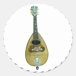 ADESIVO REDONDO VINTAGEM MANDOLINO-ESTICADOR