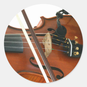 Adesivo Redondo Violino