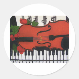Adesivo Redondo violino