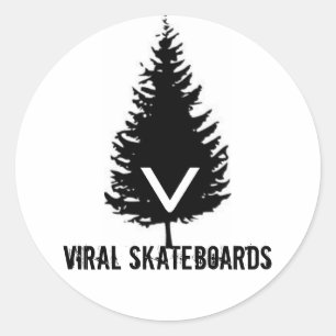 Adesivo Redondo ViralLogoSticker