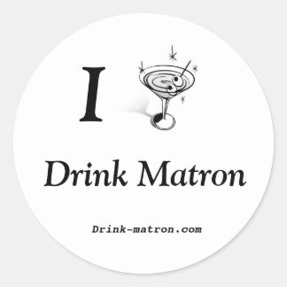 Adesivo Redondo Vire-se, você nos ama.