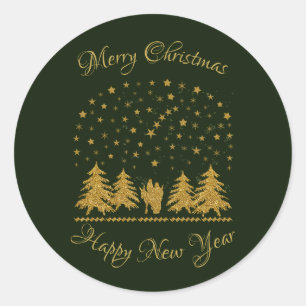 Adesivo Redondo Virgem de Natal Religiosa Maria, Ruas. José, Jesus