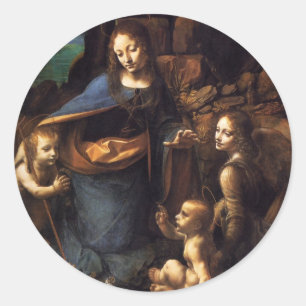 Adesivo Redondo Virgin das rochas