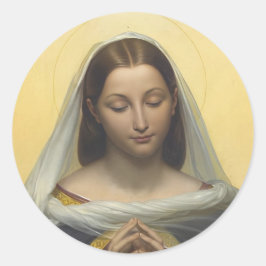 Adesivo Redondo Virgin Mary In Prayer Round Sticker