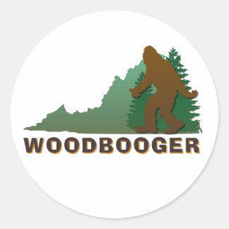 Adesivo Redondo Virginia Woodbooger