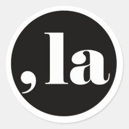 Adesivo Redondo Vírgula, Kamala Harris.