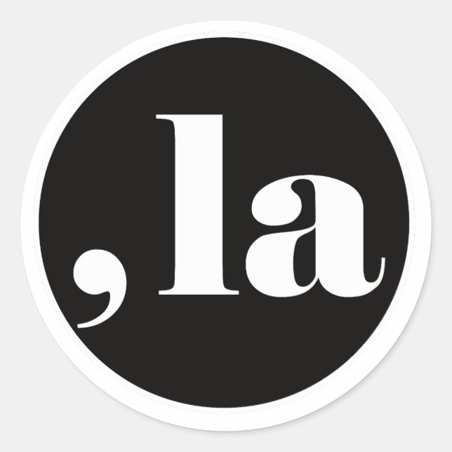 Adesivo Redondo Vírgula, Kamala Harris. (Frente)