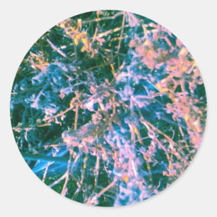 Adesivo Redondo Vírus Sci-fi Escuro alienígena