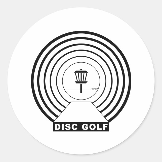 Adesivo Redondo Visão do túnel (Frente)