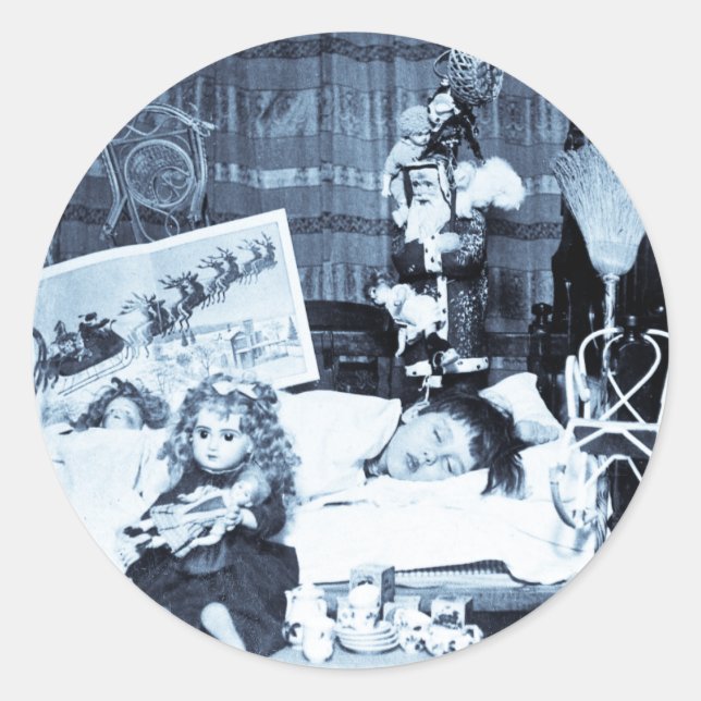 Adesivo Redondo Visões das Ameixas de Açúcar 2 - Estereovista Vint (Frente)