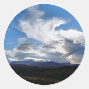 ADESIVO REDONDO VISÕES DAS PAREDES