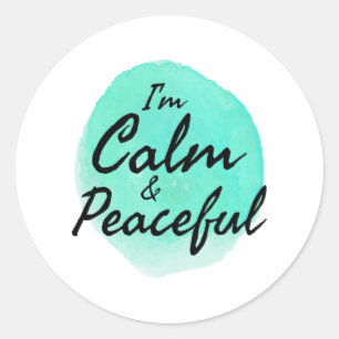 Adesivo Redondo Visões de boas condições inspiradoras para os t