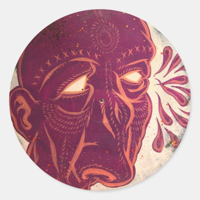 Adesivo Redondo Visões Swami (Frente)