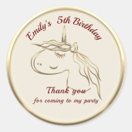 Adesivo Redondo Vista de Férias Douradas